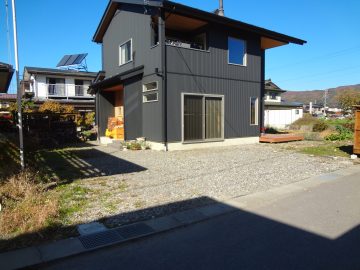 【諏訪市】Ａ様邸 駐車場土間打ち工事 施工前