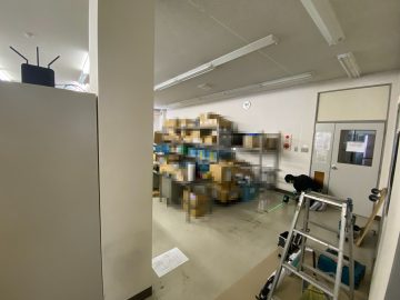 【岡谷市】Ｉ社様パーテーション新設工事 施工前