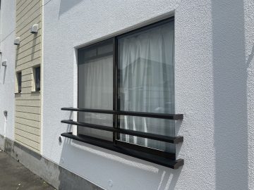 施工後（転落防止手摺り）