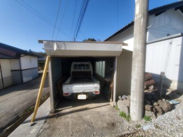 【富士見町】平井様邸 ガレージ建替え工事 施工前