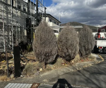【茅野市】渡邊様邸 外構工事 施工前