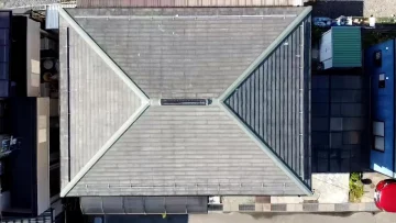 【岡谷市】中村様邸 屋根塗装工事 施工前