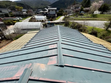 【茅野市】H様邸 屋根塗装工事 施工前