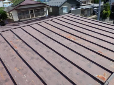 【諏訪市】T様邸 屋根塗装工事 施工前